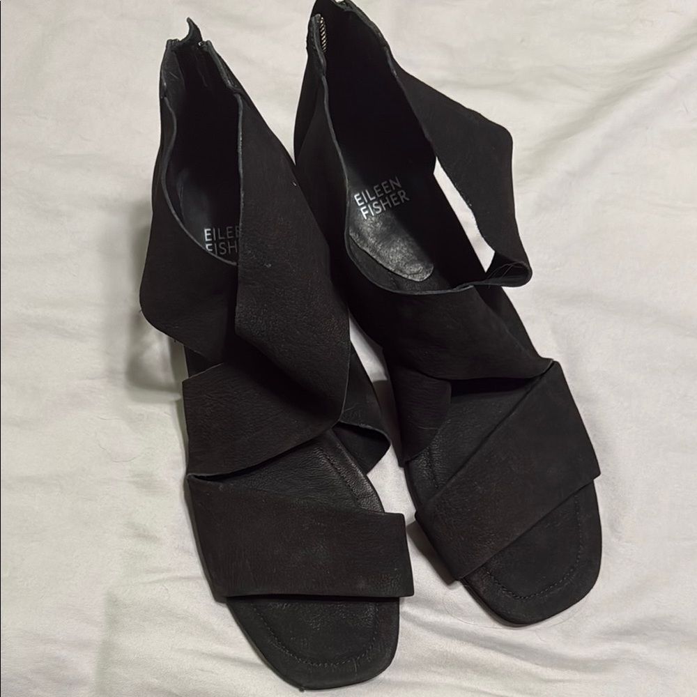 Eileen Fisher Black Women's Sandals